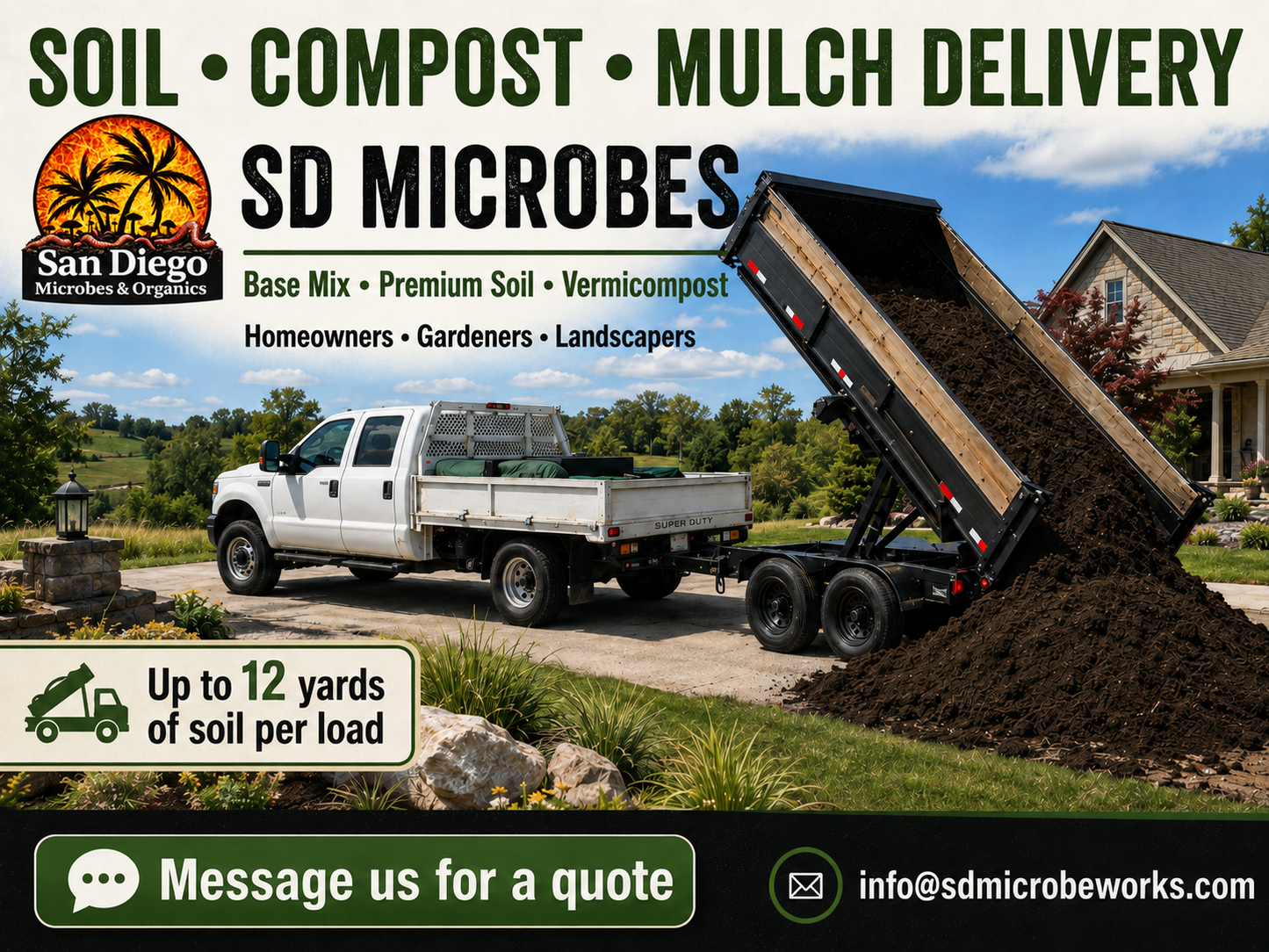 SD Microbes 50/50 Garden Mix