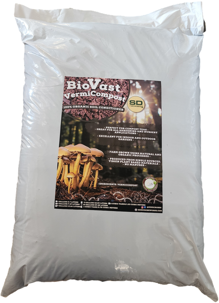 BioVast VermiCompost 100% Organic Soil Conditioner