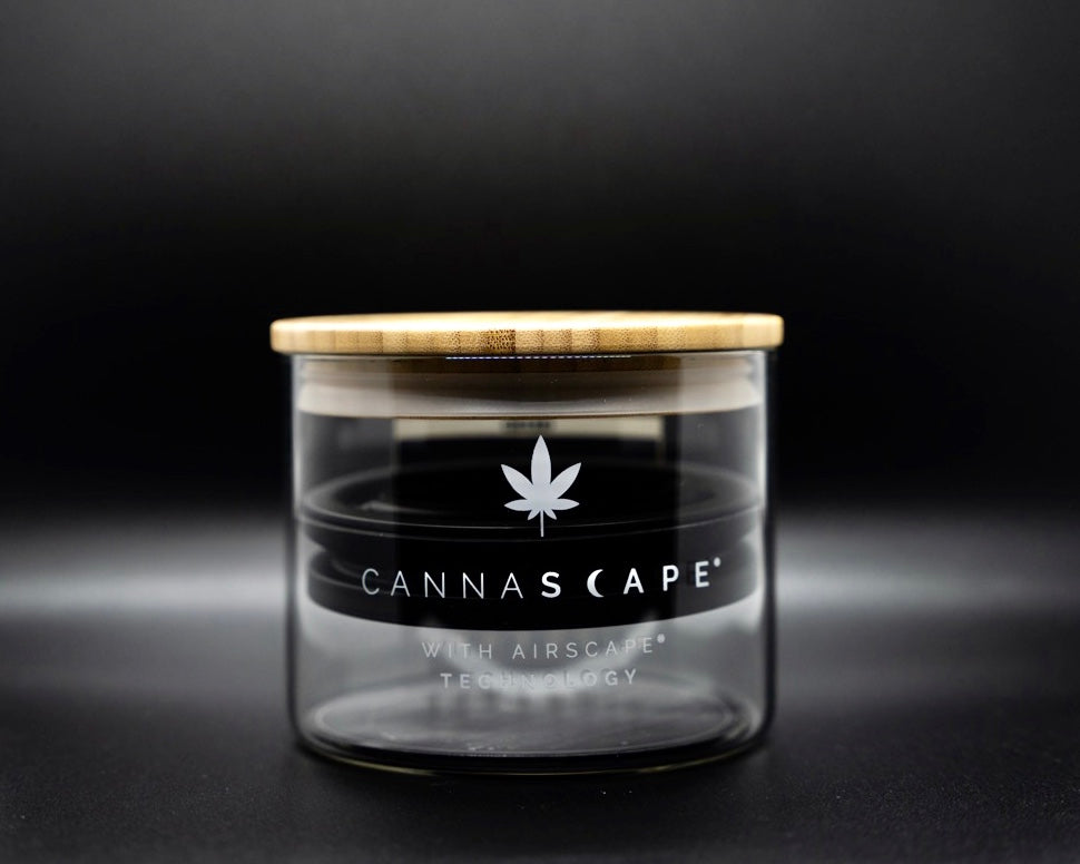 Cannascape® Large Glass Stash Jar - Cannascape®