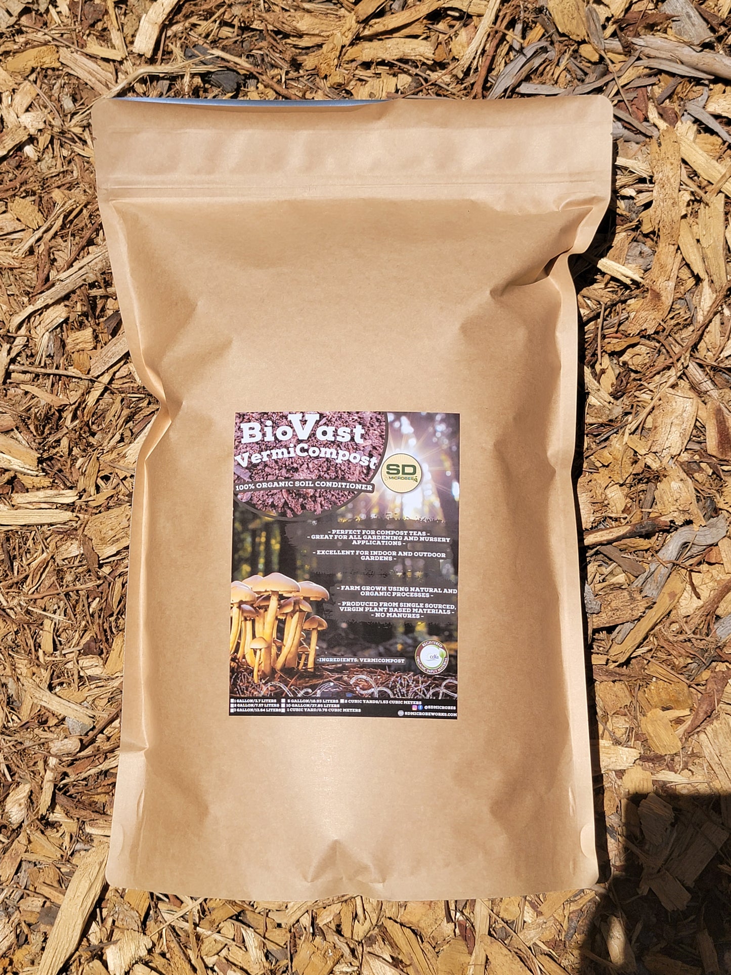 BioVast VermiCompost 100% Organic Soil Conditioner